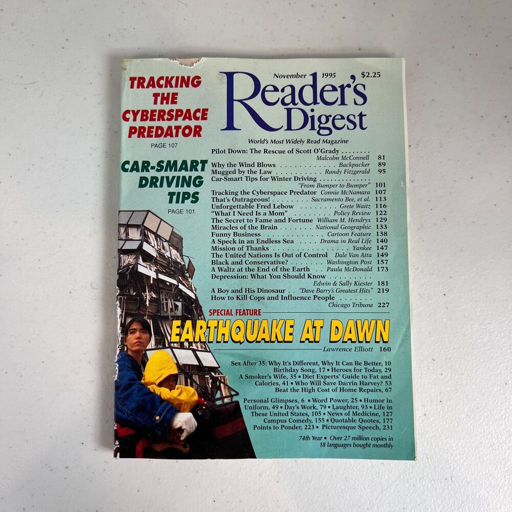 Reader's Digest Magazine November 1995